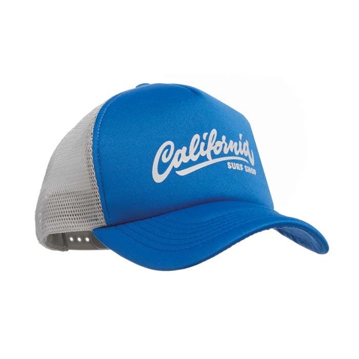 Casquette trucker 5 panneaux en polycoton.