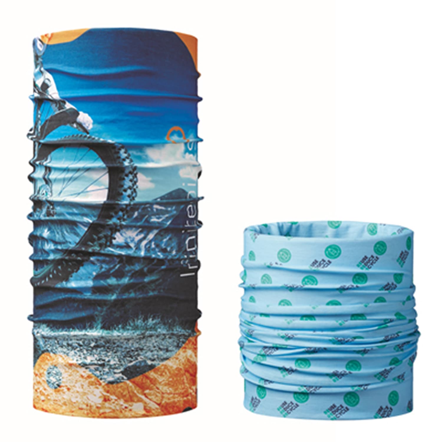 Foulard multifonctions en rPET avec impression sur toute la surface. — vue 1 sur 8