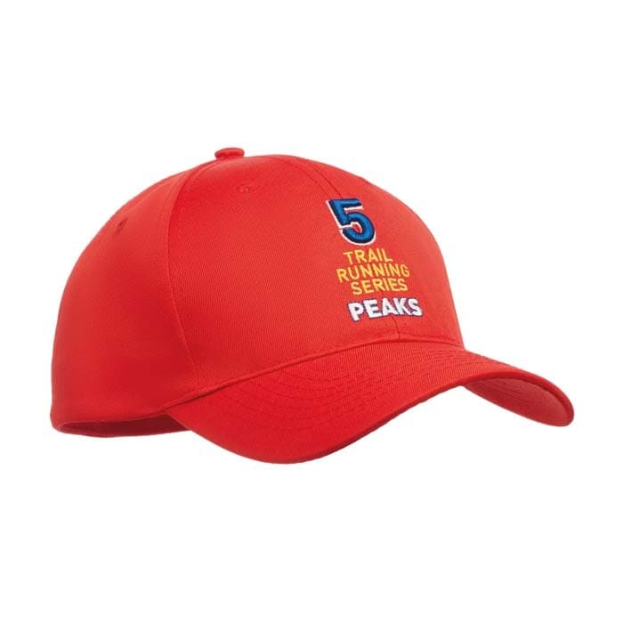 Casquette de baseball en polyester à 6 panneaux