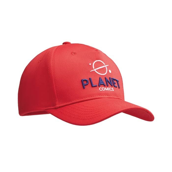Casquette de baseball à 5 panneaux en PET recyclé
