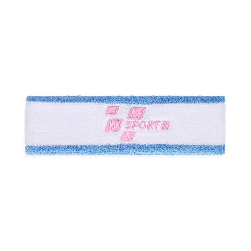 Bandeau de sport en coton multicolore, doux et respirant.