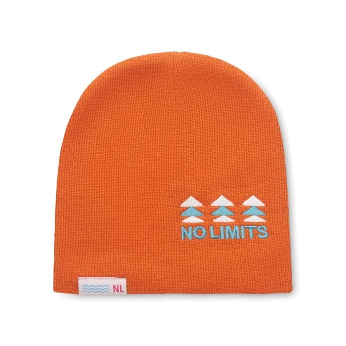 Bonnet en rPET double couche, unicolore.